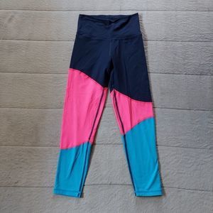 Aerie Multicolor Color Block Leggings Small